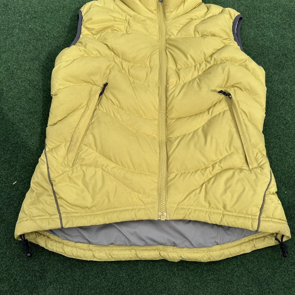 REI Co-Op Woman's Size XS Yellow Quantum Quilted Down Puffer Vest Full‎ Zip - Picture 4 of 9